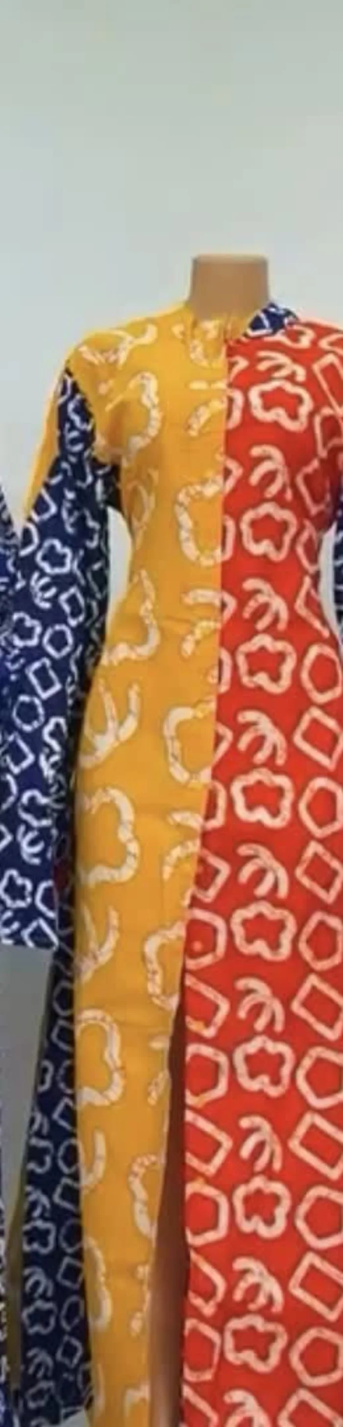 Sunburst Colour-Block Kaftan